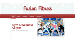 Desktop Screenshot of fusionfitnessaltus.com